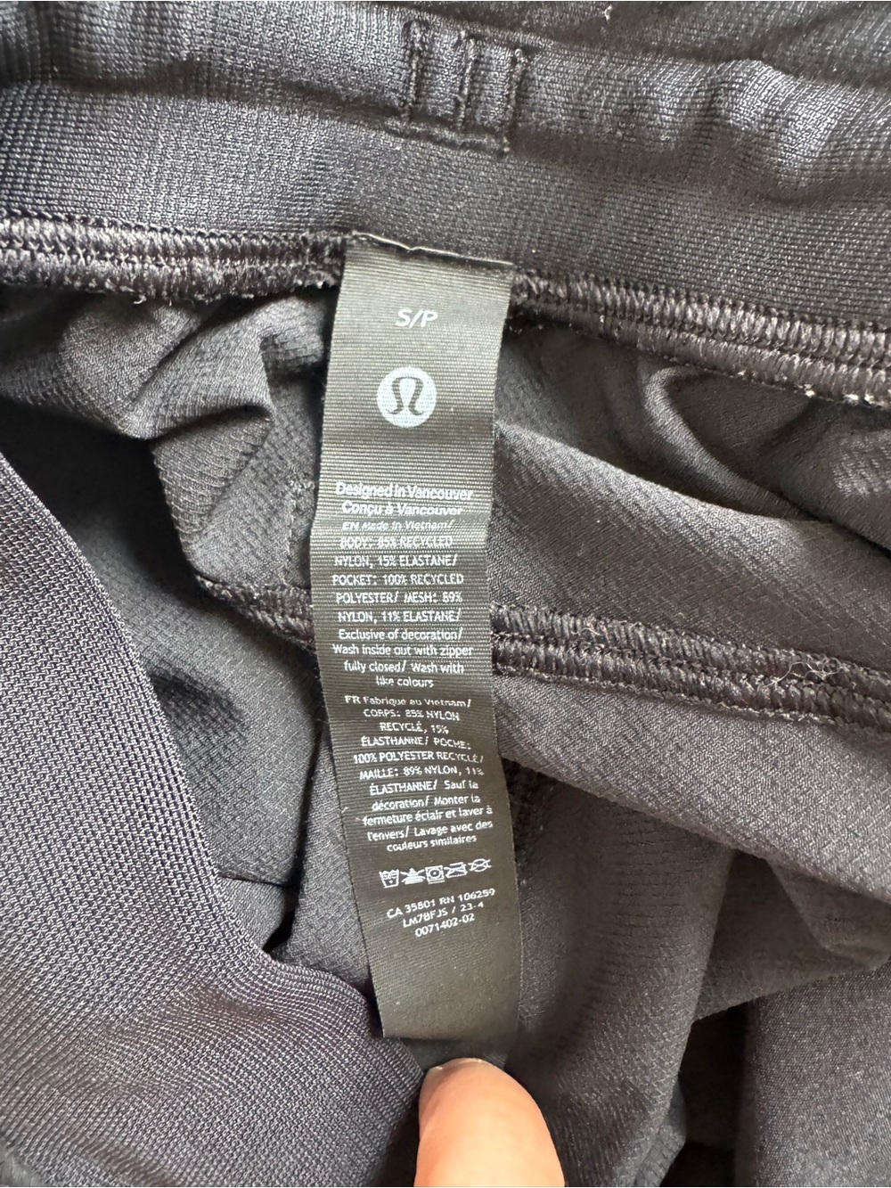 lululemon athletic Black Athletic Shorts - Picture 5 of 6